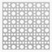 11257 Lincane Aluminum Perforated Sheet, .020 x 24 x 36-In., Silver - Quantity 5