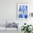 thumbnail image 3 of Trademark Fine Art 'Octopus And Squid, Blue' Canvas Art by Fab Funky, 3 of 3
