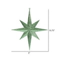 thumbnail image 2 of Vickerman 15.75" Celadon Iridescent Glitter Bethlehem Star Christmas Ornament, 2 of 2