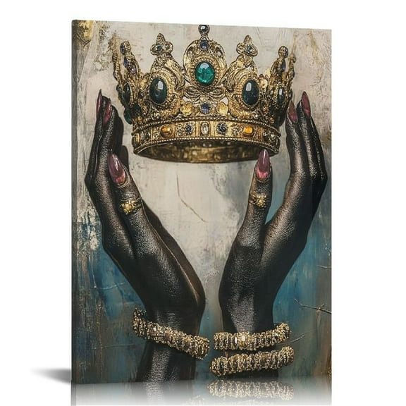 Wall Art Canvas African American Pictures Black Inspirational Painting Prints Bedroom Office Home Decor