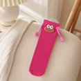 thumbnail image 4 of Kids Dopamine Color Knee High Socks, Girls Funny 3D Cartoon Face Braided Tassel Long Socks, Polyester Cotton Cute Novelty Children Stockings, 4 of 7