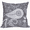 Gray, variant on Simply Daisy 16" x 16" Paisley Floral Floral Print Pillow