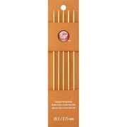 Simplicity Boye 5 Pc Aluminum Knitting Double Point Needles, 7 in Size 2 Gold