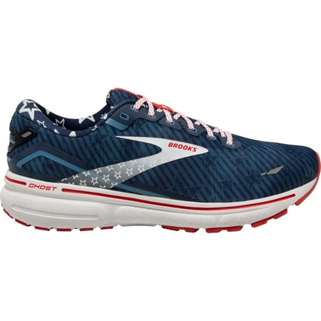 Brooks Men's Ghost 15 Running Shoes (Blue/White, 9 D US)