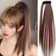 thumbnail image 2 of Long Straight Ponytail Hair Extension Heat-Resistant Magics Pastes Ponytail for Stylish Women Style 3, 2 of 4