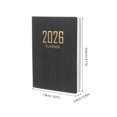 thumbnail image 2 of FELTECHELECTR Black 2026 Mini Planner Pocket Sized Academic Planner for Home Use with Thick Paper and Weekly Planning, 2 of 7