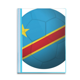 thumbnail image 1 of Congo bandera nacional Copa Mundial de futbol Carpeta combinada de protección de páginas, 1 of 3