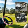 thumbnail image 2 of Jeiento Strawberry Golf Cart Steering Wheel Cover Pink Golf Cart Steering Wheel Covers for Club Car Universal Fit Boat Steering Wheel Cover Golf Cart Accessories Protector, 2 of 7