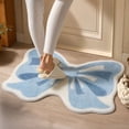 thumbnail image 7 of BUDAO00 Bow Shaped Area Rug, Cute Decorative Floor Mat for Bedroom Bathroom Vanity Entryway, Soft Accent Carpet for Girls Room Dorm Apartment and Playroom Home Decor, 31.5 x 19.7 Inch, 7 of 7