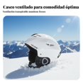 thumbnail image 3 of Abbraccia Casco de esquí, negro mate/alabastro, niños y adultos, deportes de invierno, transpirable y cálido, 3 of 6