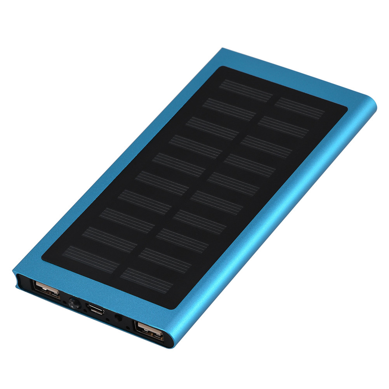 Spptty Power Bank Case,10000mAh Dual USB Portable Fast Charge Solar