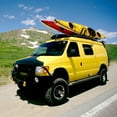thumbnail image 4 of Gymax 2 Pairs J-bar Heavy Duty Kayak Roof Rack Universal Rack Carrier w/ 4 Straps, 4 of 10