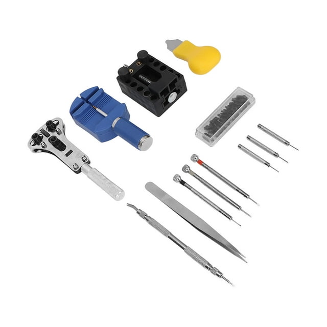 Outil de Réparation de Montre Portable, Kit de Réparation de Montre Professionnel en Alliage à Large Application avec Barre à Ressort pour Atelier de Montre pour Maison