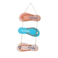 thumbnail image 2 of Letrero decorativo de madera para colgar en la pared con diseño de playa, chanclas playeras para el hogar y la cocina. Estilo B, 2 of 9