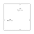 thumbnail image 3 of Dulles Glass Tempered Glass Table Top, 30x30" Square, 3/8" Thick, Pencil, Eased Corners, 3 of 5