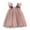 Pink, variant on EnJoCho toddler Tulle Dress Girls Fly Sleeve Floral Tie Dyed Tulle Ruffles Princess Dress Dance Party Dresses Clothes Little Children Girl Summer Trendy Dress Outfits 5-6 Years