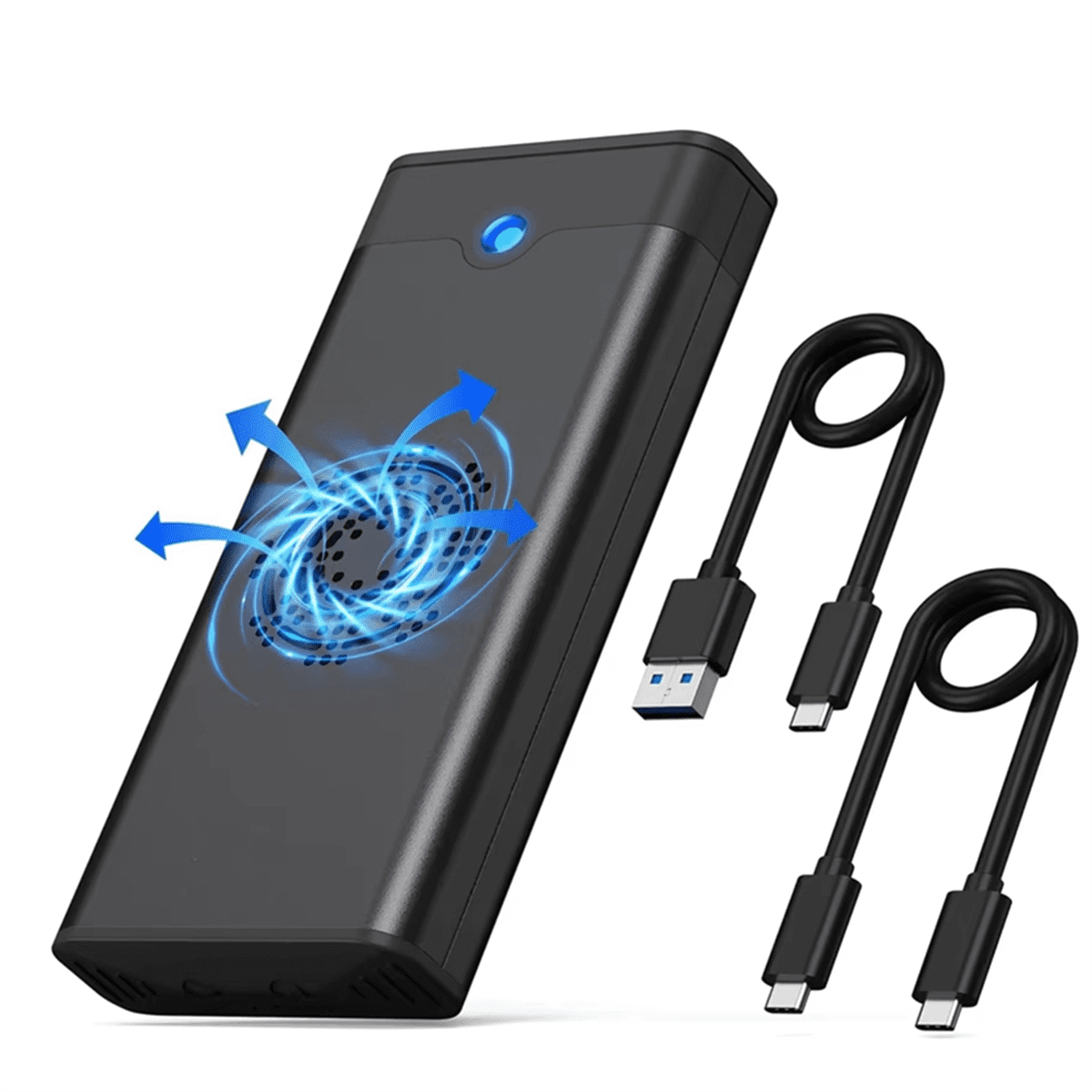 M2 SSD Case M.2 NVMe SATA Enclosure Adapter 10Gbps USB 3.2 Gen2 C External Supports M and B Keys