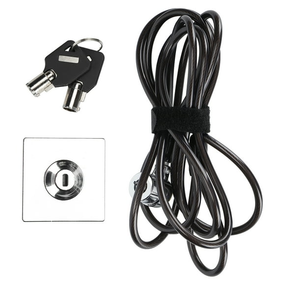 Laptop Lock Cable, Laptop Lock 180 Degrees Rotatable Galvanized Steel Convenient For Projectors For Monitors For Laptops Computers
