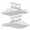 30, variant on 30 Pack Heavy Duty Metal Coat Hangers Smooth Chrome
