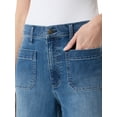 thumbnail image 5 of Gloria Vanderbilt Swan Series Patch Pocket Wide Leg Jean, Sizes 6-18, 5 of 6