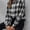 Black, variant on MORTTIC Women's Buffalo Plaid Button-Down Shirt, Long Sleeve Shacket Top, Casual Plaid Blouse for Fall & Winter, Red, L