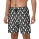 thumbnail image 1 of Balery Bowling Pins Bañador para hombre, shorts de playa de secado rápido con entrepierna y forro de compresión-Small, 1 of 6