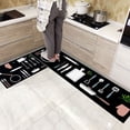 thumbnail image 4 of PENGXIANG Kitchen Printed Non-Slip Carpet Kitchen Rug Soft Absorbent Kitchen Mat Doormat Carpet 16”x24” 16”x47”, 4 of 10