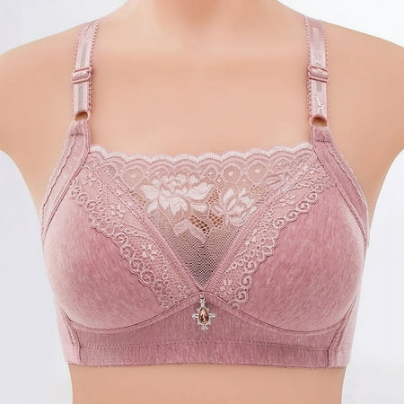 Pavied Minimizer Bras Feelingirl Bra Wireless Bras High Support Bras Adjustable Strap Full Coverage Up Bras Seamless Bras Womens Bras Watermelon Red 36