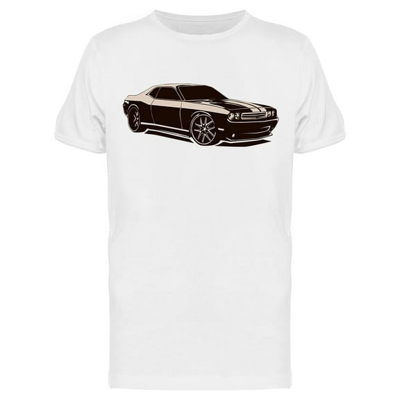 Old School Muscle Car Sketch T-Shirt Men -Image by Shutterstock, Male XX-Large