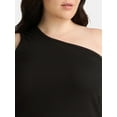 thumbnail image 4 of Terra & Sky Women’s Plus Size One-Shoulder Top, 4 of 5