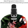 thumbnail image 4 of Square 2Pack PU Leather Parrot Cruise Luggage Tag with Privacy Cover and Name ID Tag for Travel Handbags Backpacks Luggage Tags, 4 of 6