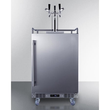 24 Wide Built-In Outdoor Commercial Beer Kegerator