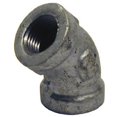 thumbnail image 1 of G-L4512 1.25 in. Galvanized 45 Degree Equal Elbow, 1 of 1