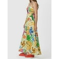 thumbnail image 5 of Biezeib Women Long Dress Sun Birds Print Sleeveless Dress Summer Casual Cami Dress A-line Dress, 5 of 6
