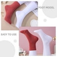 thumbnail image 3 of FUTUREORYY Feet Model 2Pcs White Plastic Sock Display For Product Photography Purposes, 3 of 8