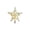 Yellow #C, variant on Lighted Christmas Tree Topper Star with Warm White Flashing LED, Glitter Hollow Five-Point Star Tree Top Ornament for Xmas Tree Home Holiday Decor