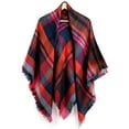 thumbnail image 6 of Oct17 Women Plaid Scarf Wrap Large Female Winter Blanket Soft - Warm, 6 of 6