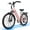 Pink, variant on Plus Electric Bike for Adults, 26" Urban EBike with Peak 1200W Motor, Up to 25MPH, 48V 15Ah Battery, Electric Bicycle with 7-Speed, White