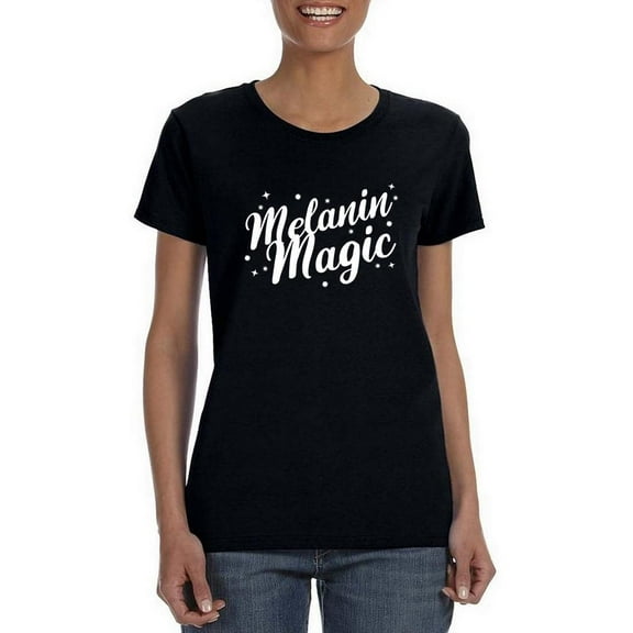Melanin Magic T-Shirt Women -Smartprints Designs, Female Small