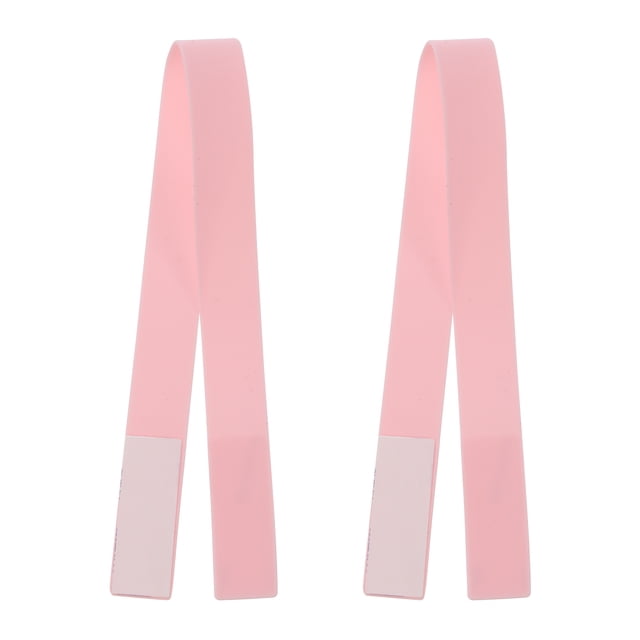 Correa de agarre para teléfono Uxcell, correas de muñeca portátiles, cordón elástico de silicona para funda de teléfono, rosa, 2 piezas.