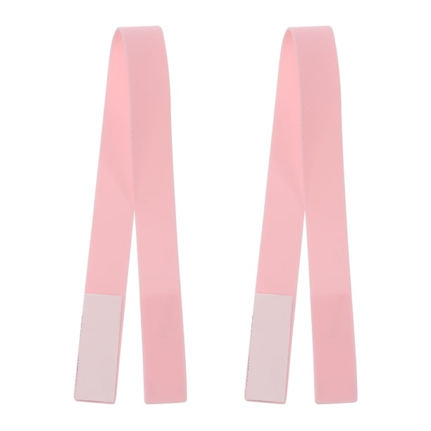 Correa de agarre para teléfono Uxcell, correas de muñeca portátiles, cordón elástico de silicona para funda de teléfono, rosa, 2 piezas.