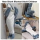 thumbnail image 4 of Sudadera con capucha y manta de tiburón para adultos, mono de tiburón para adultos, manta portátil para adultos, talla L, 4 of 4