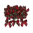 thumbnail image 3 of 20/10 piezas de mini lazos navideños para colgar en el árbol de Navidad, guirnaldas de bricolaje, manualidades, decoraciones navideñas para el hogar, regalo de Año Nuevo 2024, 3 of 5