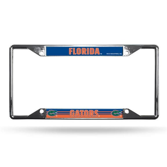 Florida-Gator's Chrome EZ View License Plate Frame