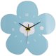 thumbnail image 1 of Reloj de pared de plástico con forma de flor, 30 cm, silencioso, cuarzo, 1 of 1
