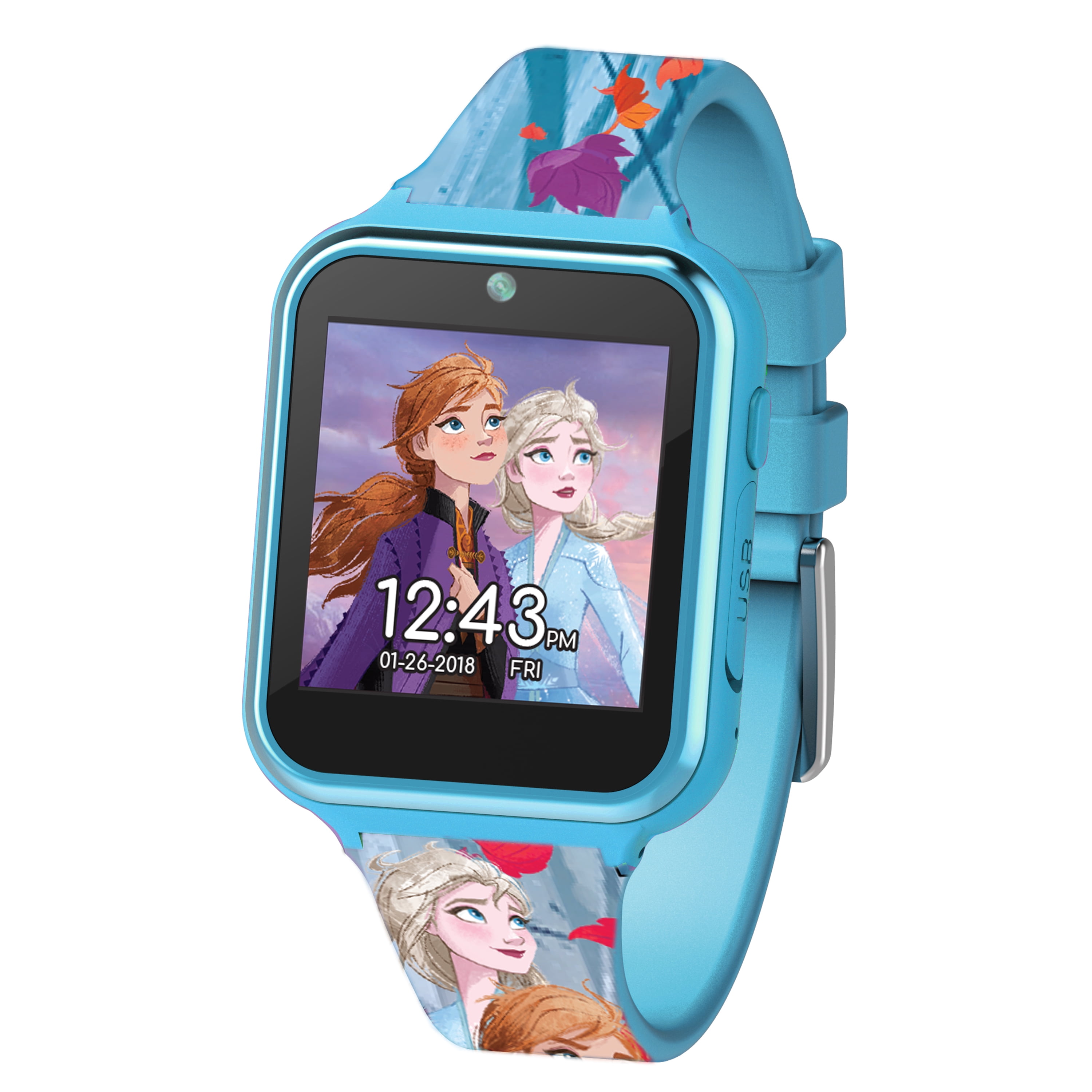 Discrepantie Industrialiseren spek Disney Frozen 2 iTime Interactive Kids Smart Watch 40 mm in Blue - Model  No. FZN4587 - Walmart.com