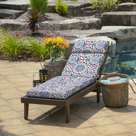 Arden Selections 29.5&#34; x 21&#34; Clark Outdoor Chaise Lounge Cushion