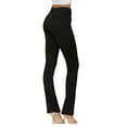 thumbnail image 5 of Conceited Women's Uplift Stretch Bootcut Knit Dress Pants with Pockets, 5 of 6