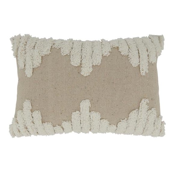 Saro Lifestyle 275.I1320BC 13 x 20 in. Oblong Tufted Pillow Cover