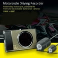 thumbnail image 1 of 140° Wide Angle Motorcycle DVR Motorbike Camcorder Video Recorder Dual Camera, 1 of 8